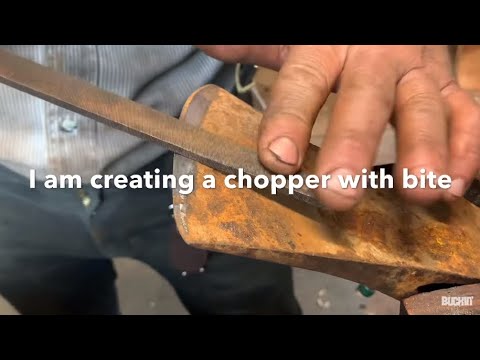 How to sharpen and re- profile your axe with a file ,for the everyday person