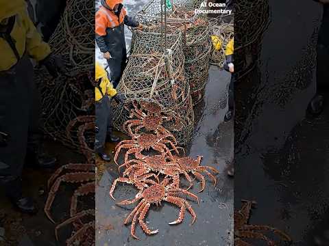 KING CRAB POT PULL! 🦀 Insane Catch Shorts #KingCrab #CrabFishing #FishingShorts #fishing  #shorts
