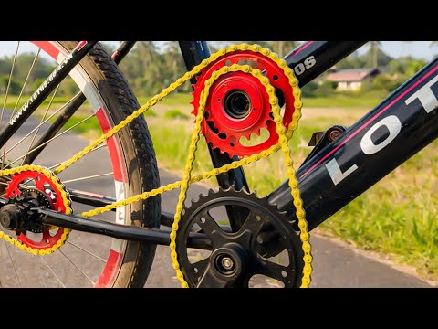 GREAT IDEA! I'VE MADE THIS BICYCLE GO LIGHTNING FAST!