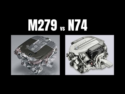 Mercedes M279 vs BMW N74: Comparing German V12 Biturbo Engines