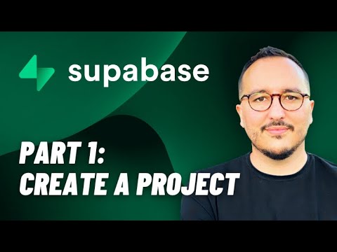 Create a project with @Supabase  — Course part 1