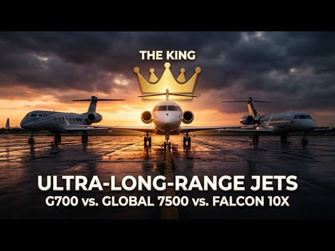 Private Jet Showdown: G700 vs Global 7500 vs Falcon 10X