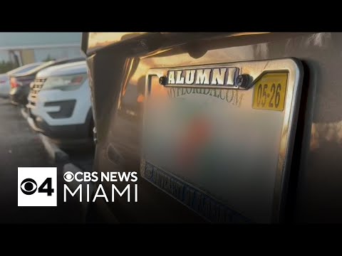 Florida law bans license plate frames, $500 fine possible