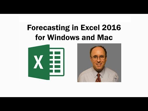 How to do forecasting with Excel 2016