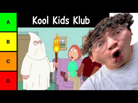 Ranking Family Guy Offensive Moments