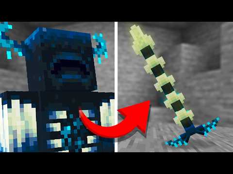 Minecraft but there are Boss Mob Weapons