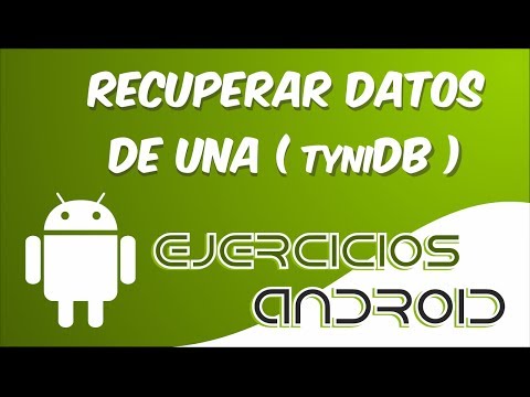 Recuperar datos de una tyniDB | App Inventor 2