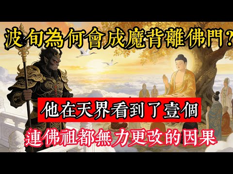 波旬為何會徹底成魔背離佛門？真正緣由並非貪戀權勢地位，而是他在天界看到了壹個連佛祖都無力更改的因果，從此不再信佛！#立地成佛#念佛修行#因果正見#修行障礙化解#生死因果#佛学#佛教