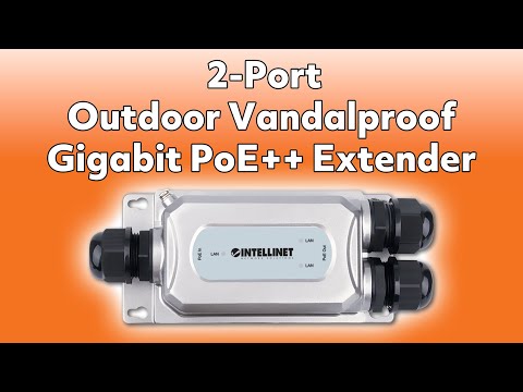 2-Port Outdoor Vandalproof Gigabit PoE++ Extender