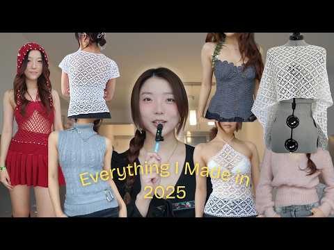 Everything I Made in 2025 (crochet, knit, sewing)