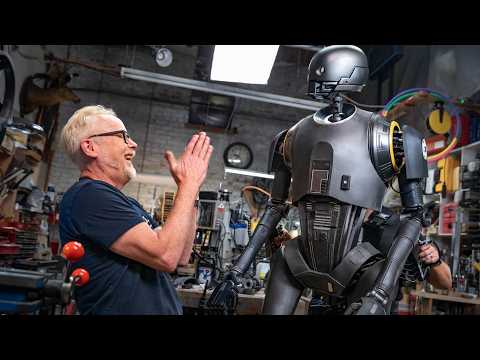 Adam Savage in Awe of This Life-Size K-2SO Cosplay!