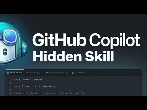 Github Copilot has a HIDDEN SKILL