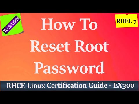 RHEL7 Gain Acces To root User interrupting boot process - Tech Arkit