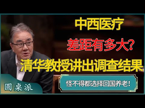 中西医疗差距有多大？怪不得都选择回国养老！清华教授讲出调查结果 #窦文涛 #梁文道 #马未都 #周轶君 #马家辉 #许子东 #圆桌派  #圆桌派第八季