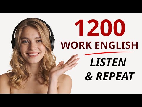 1200 Must-Know Work English Sentences | Listen & Repeat (Meetings, Emails, Calls)