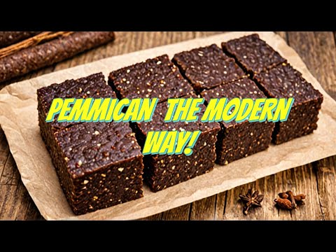 ULTIMATE Survival Food: Pemmican made with Freeze Dried Meat