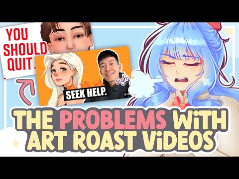 The PROBLEM with Art Roast Videos || SPEEDPAINT + COMMENTARY