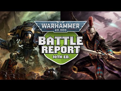 Imperial Knights vs Harlequins Warhammer 40k 10th Edition Battle Report Ep 67
