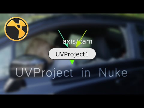 How to use UV Project node in Nuke  #nuke #compositing #uv