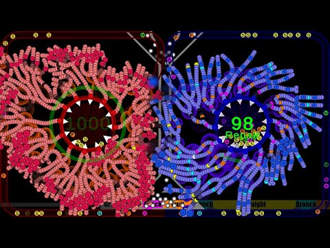 Growing Coral Battle in Unity