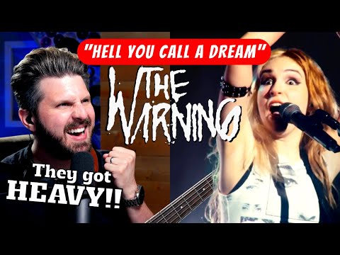 Back to THE WARNING! Bass Teacher REACTION to "Hell You Call A Dream"