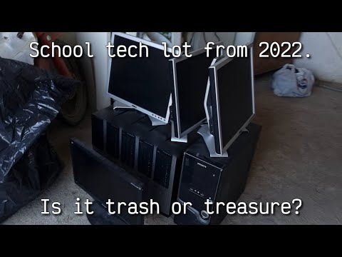 Testing out and repairing old School Computers.