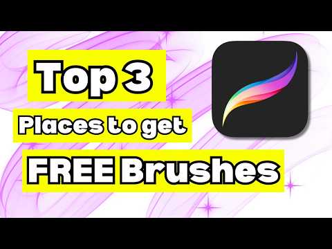 3 Best Places to Find FREE Procreate Brushes