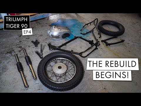 The Rebuild Begins! | Triumph Tiger 90 Restoration | Episode 4