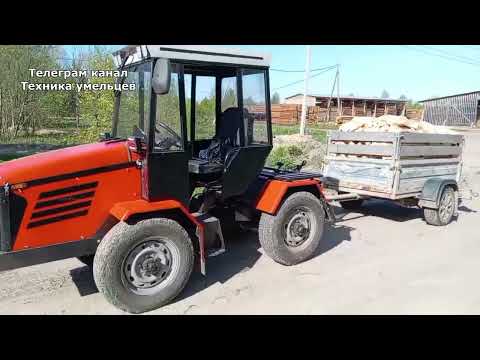 САМОДЕЛЬНЫЙ ТРАКТОР из DAEWOO MATIZ. Лучше заводского. 4*4 переломка, мосты УАЗ.