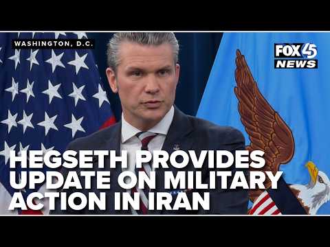 FULL: Defense Sec. Pete Hegseth provides update on Iran