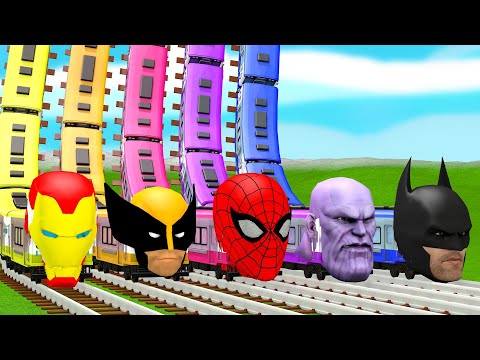 【踏切アニメ】あぶない電車 Rail gadi aa gayi chuk chuk chuk rail gadi rang birangi railgadi #2024 #train