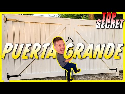 How to MAKE A BIG DOOR in a Wooden Fence