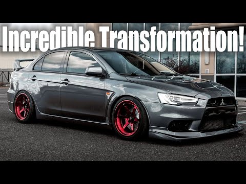Building a 2008 Mitsubishi Lancer Evo X in 12 Minutes!
