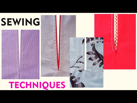 ✳4 Ways To Sew Slit Neatly You Should Know | Sewing Techniques For Beginners | Thuy Sewing