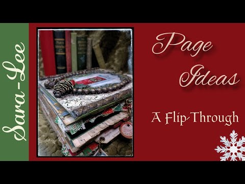 A Cozy Christmas Junk Journal Flip-Through ✨ Handmade Pages & Creative Ideas