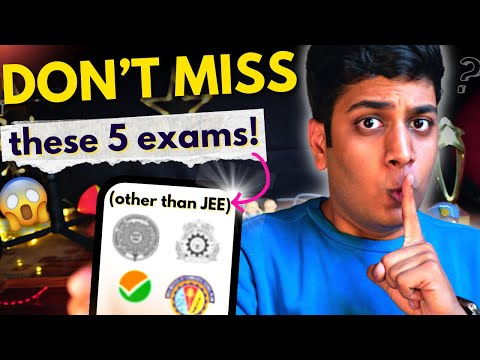 Top 5 Entrance Exams other than JEE 2024😱| Don't Miss❌