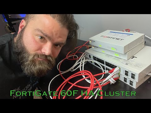 FortiGate 60F HA Cluster Build