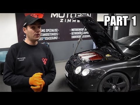 Motoren Experte sucht an meinem Bentley Mansory nach dem Leistungsverlust (Motor stottert)