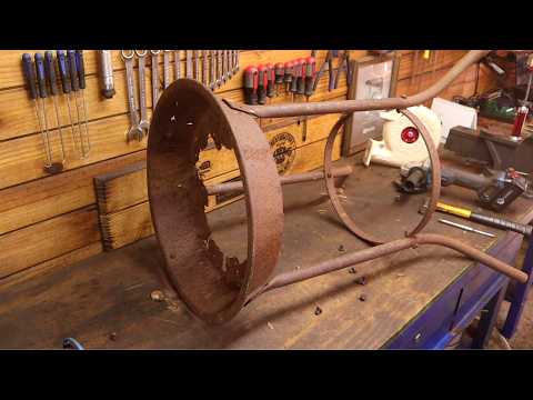 Can I save this rusted forge blower stand