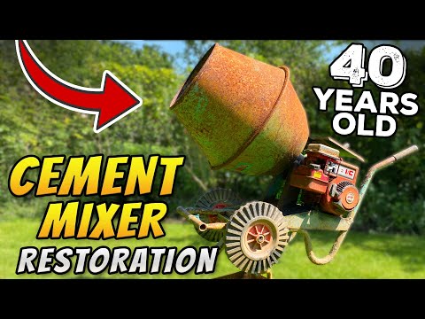 Will It Ever Mix Again? 40 YEAR OLD CEMENT MIXER RESTORATION