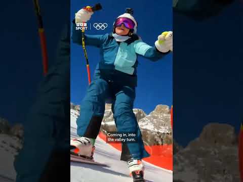 A POV Olympic skiing lesson!