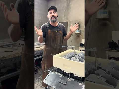 Test of a new mold for PPU hives!!!