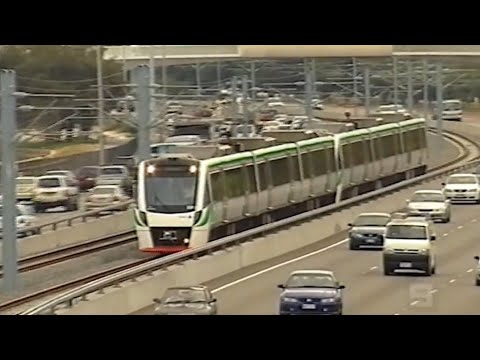 The orange line. Railway to Mandurah - 2007
