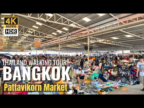 [BANGKOK] Pattavikorn Market "Shopping At The BIGGEST Secondhand MARKET"| Thailand [4K HDR]