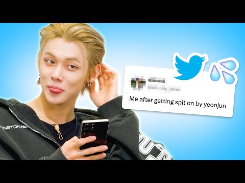 YEONJUN Reads Thirst Tweets