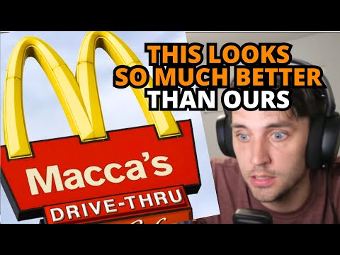 AUSTRALIAN MCDONALDS LOOKS AWESOME 😲 American Reacts!