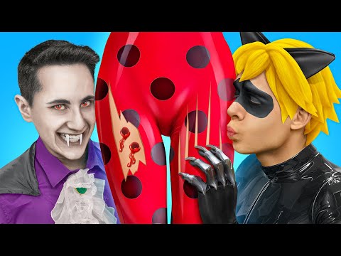 Vampier Heeft Ladybug Gestolen! Vampier en Ladybug zijn nu een Koppel!