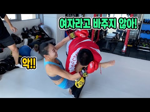 [SUB] I MADE SYSTEMA MASTER FIGHT AGAINST MMA FEMALE FIGHTER... LEGEND VIDEO
