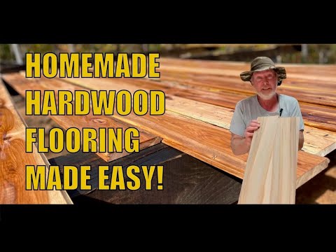 I Made My Own Hardwood Floor From Trees I Cut Down