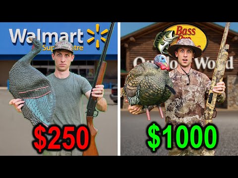 Walmart VS Bass Pro Shops Budget Hunting Challenge!